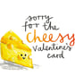 Cheesy Cheese Pun Valentines Day Card - Image 3