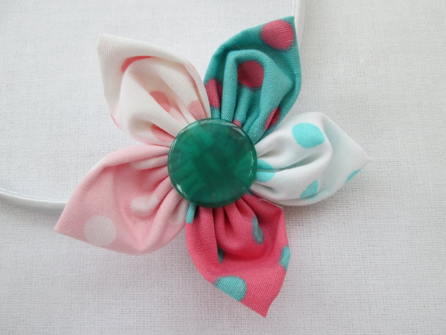 Flower hair band