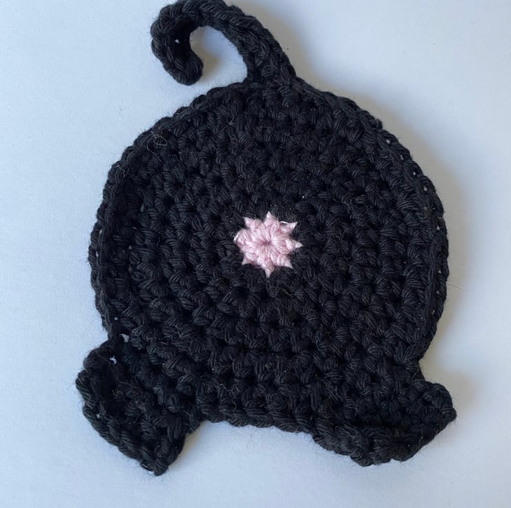 Blingcute | Cat Crochet Coaster | Gift for Cat Lovers