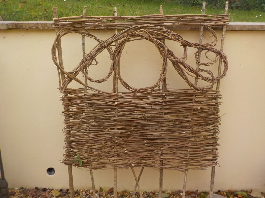  Wattle hurdle, traditional woven panel, fence, designs available, commission