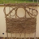  Wattle hurdle, traditional woven panel, fence, designs available, commission
