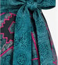 Handmade African Print Cotton Wrap Skirt with Pockets – Size 14 - Image 4