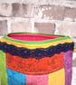 PATCHWORK AND DENIM COSMETIC BAG - Image 2