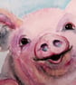 Porker the little pig. Original painting - Image 2