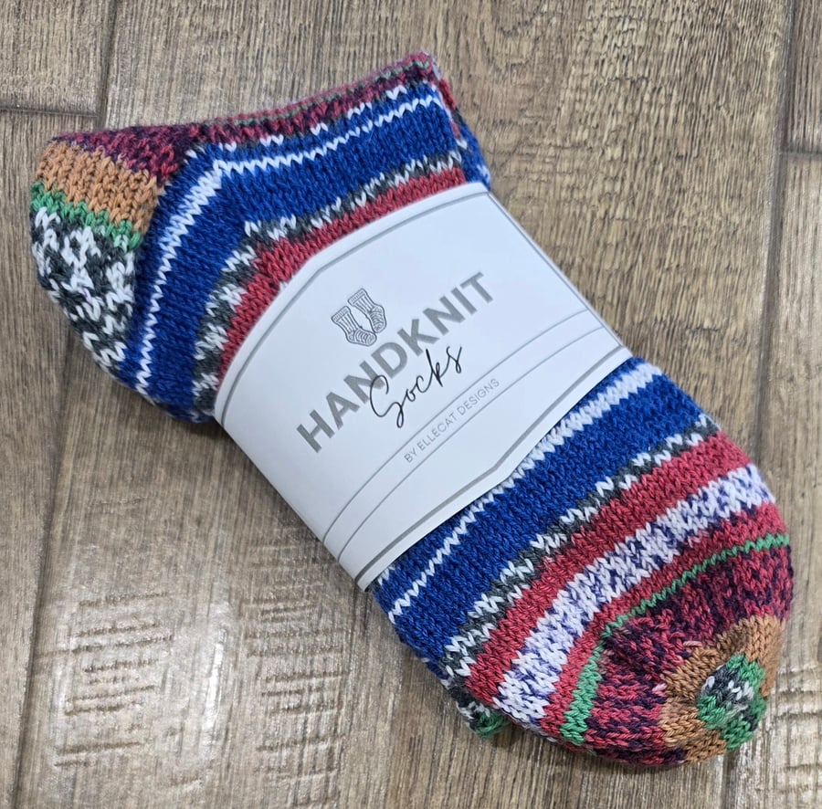 Handmade Boot Socks 4-6 - Folksy