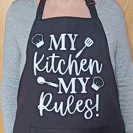 My Kitchen My Rules Apron