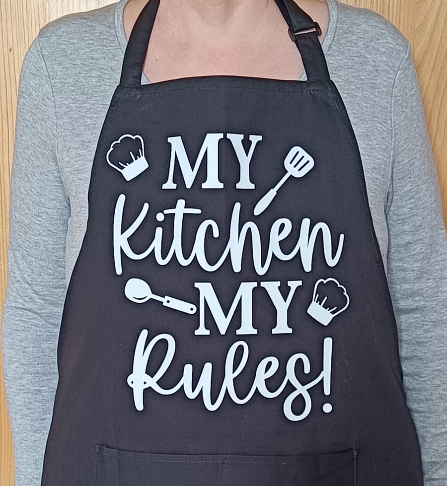 My Kitchen My Rules Apron
