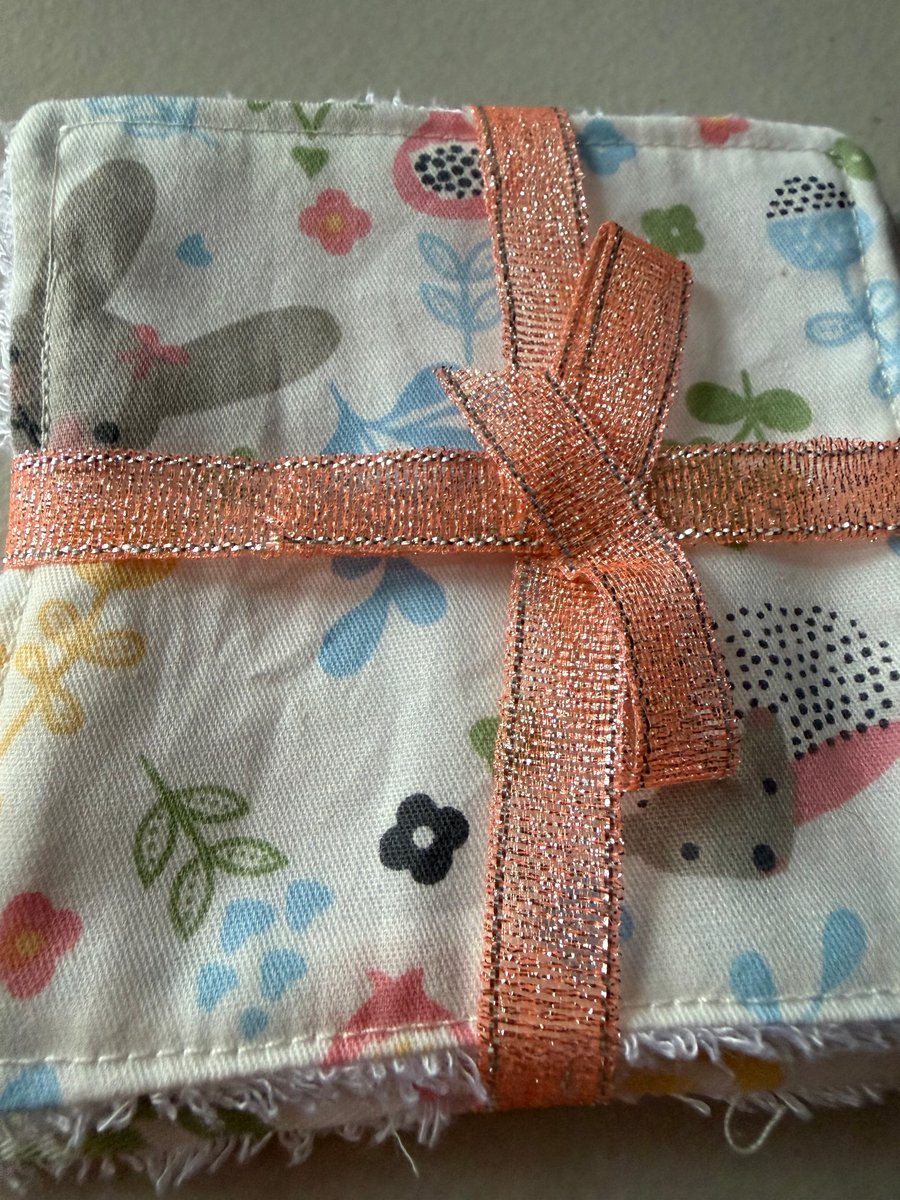 Reusable bamboo face pads (Pack of 4)