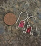 Silver and Copper Bluebell Dangle  Earrings - Image 3