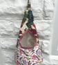 Floral Linen Peg Bag, Lined Storage Bag for Pegs - Image 4