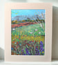 Scottish landscape - sheep grazing - painting - acrylic - letterbox gift - Image 6