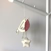 Mr Robin is Standing on a Star - Hanging Decoration