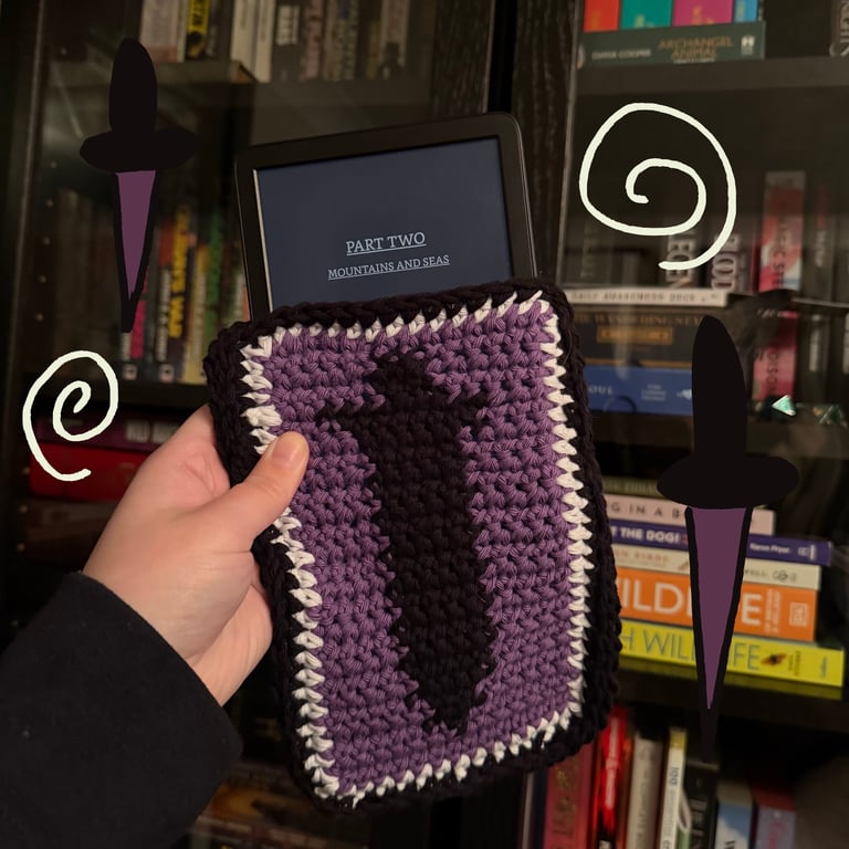 Tapestry crochet e-reader sleeve 
