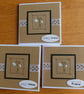 Pack of 3 Snowdrop Mini Cards, Special Friend, Best Wishes, Many Thanks - Image 6