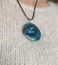 Elements Fused Glass Sky Pendant - Image 2