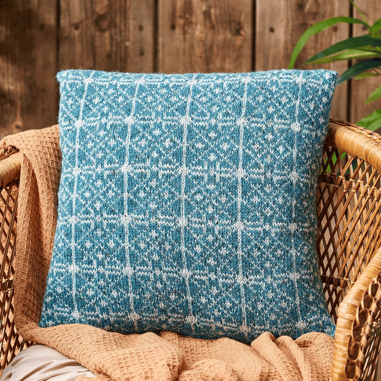 Delphinus Cushion Knitting Pattern