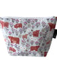 Makeup bags highland cows and thistles - Image 2