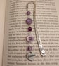 Lilac beaded bookmark with Grandma charm - Image 2