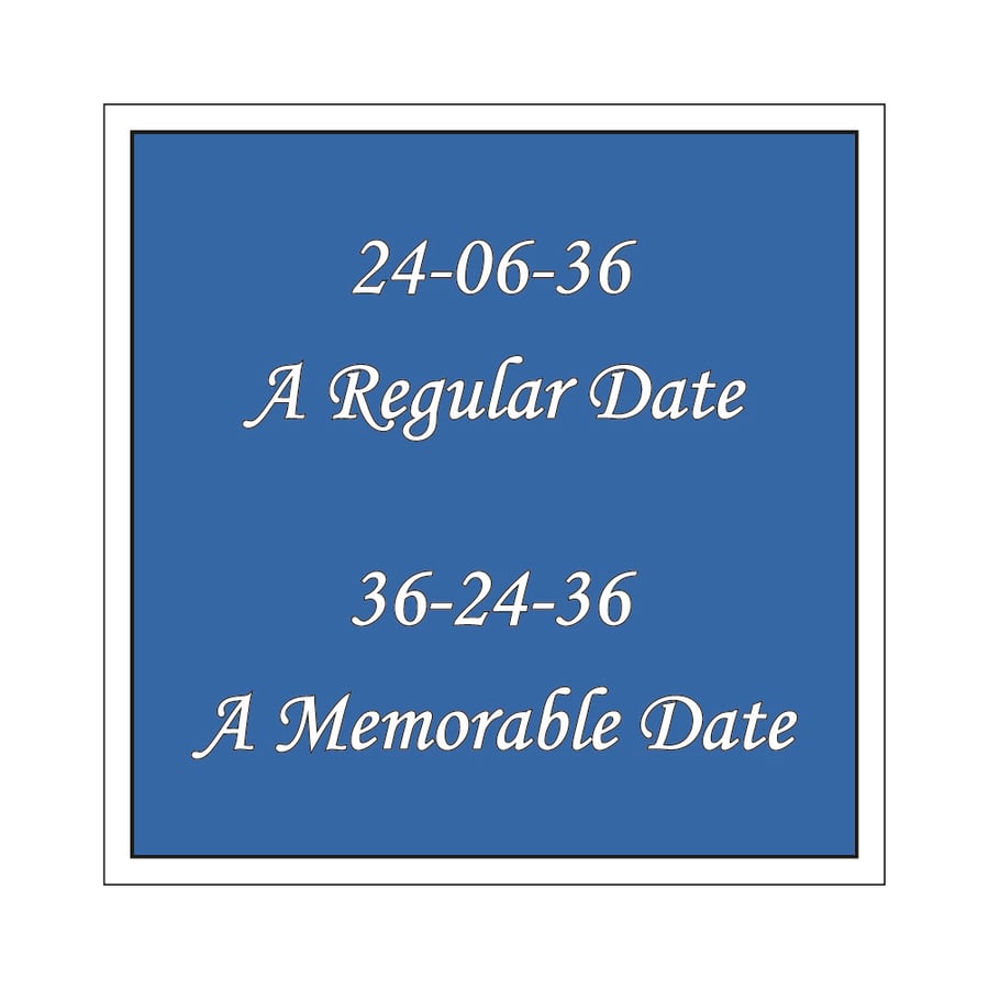 Image of Memorable Date Postcard