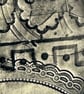 Textured Ceramic Plaque: Lion and Clover - Image 2