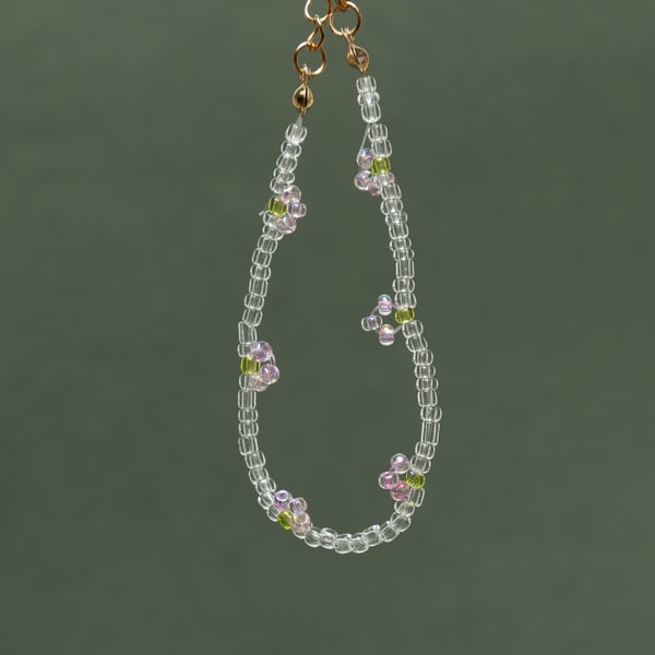 Beaded Strawberry (light) Bracelet - Smoothie Collection.