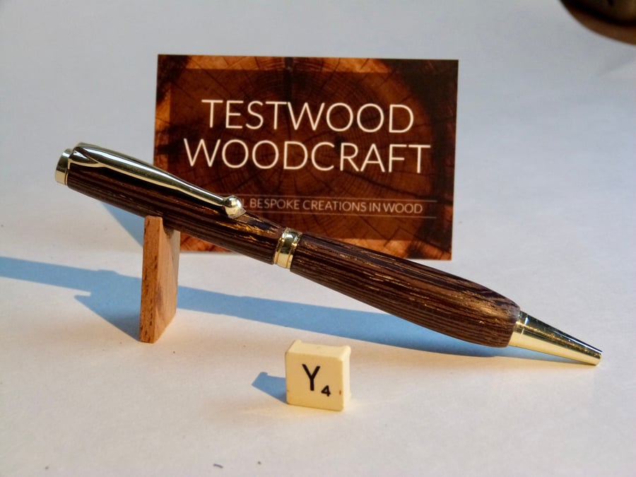 Handcrafted wooden pen