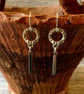    Perfectly Imperfect Metal hammered loop earrings - Image 1