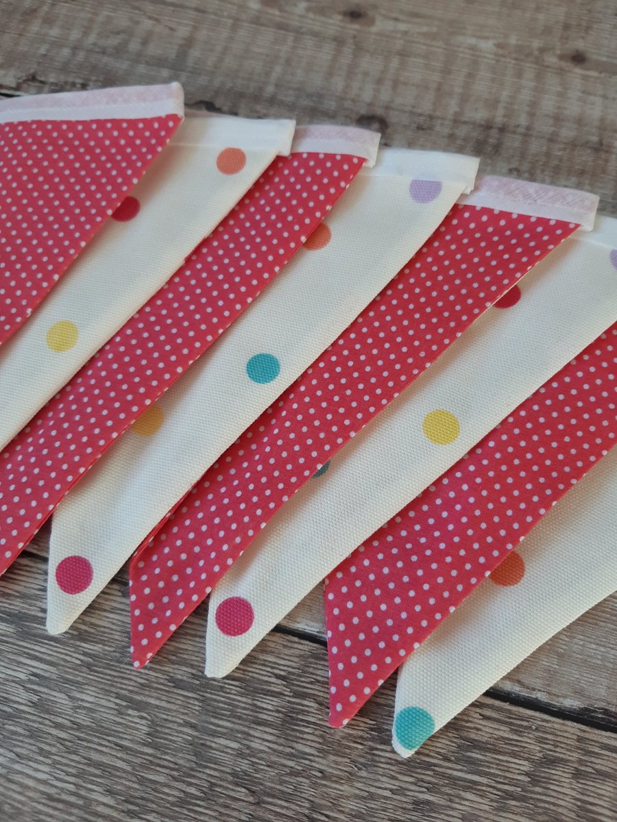Multi Spot & Pink Spot Bunting