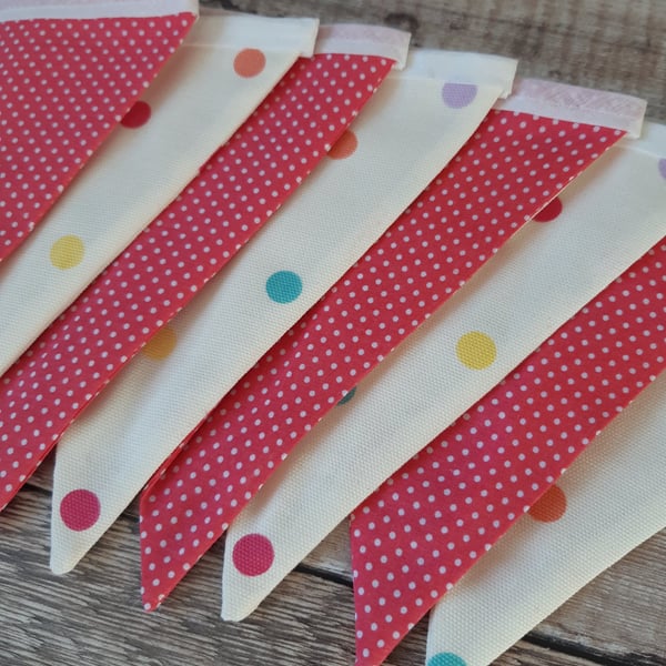 Multi Spot & Pink Spot Bunting