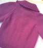Knitted Cabled Chunky Cardigan with a Collar, Children's Gift Ideas, Custom Make - Image 2