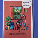 Happy new home card
