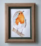 Original Robin Painting, Watercolour Artwork - Image 2