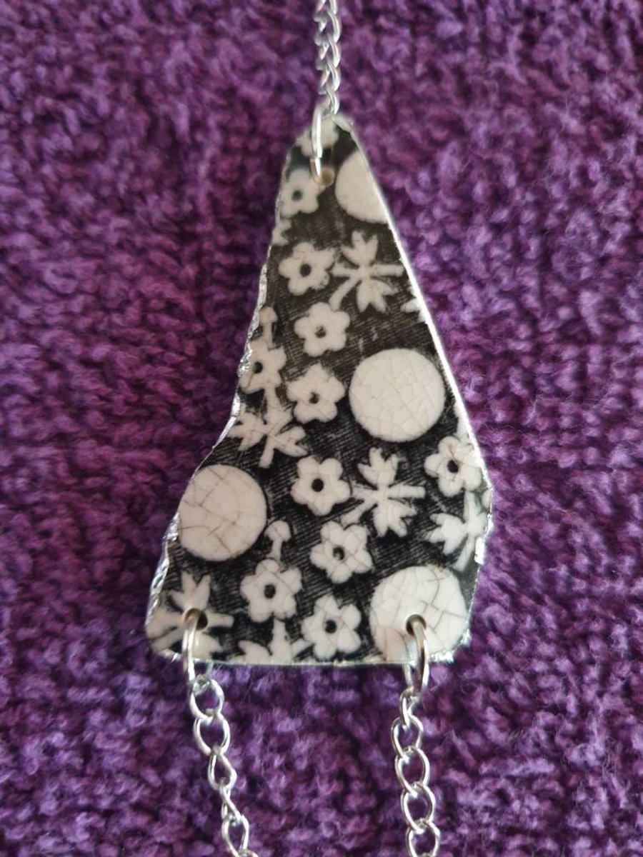 Black Floral Bracelet