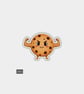 Funny Novelty Vinyl Sticker - Cute Cookie Posing