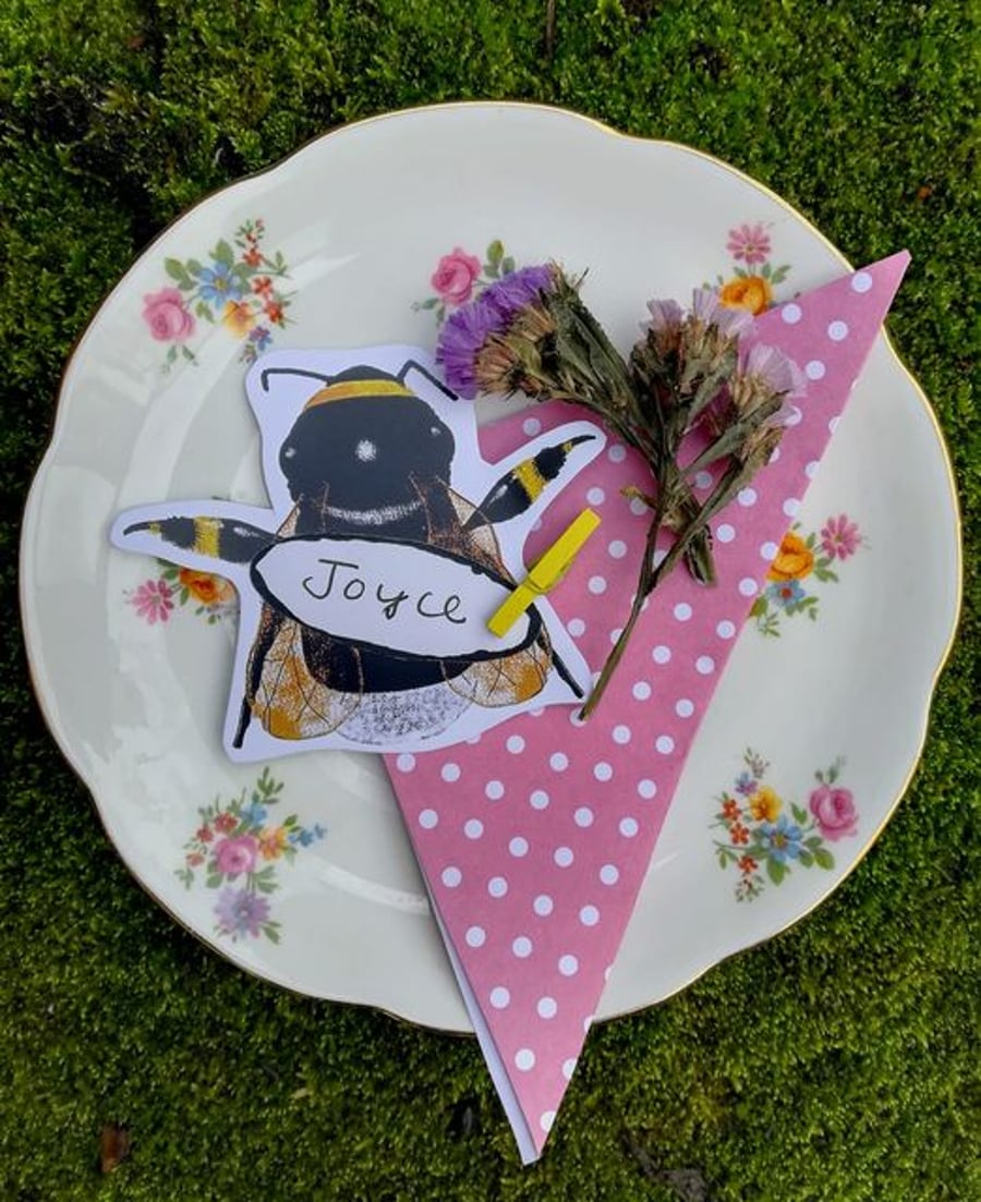 Bee Place Cards, Pack of 10