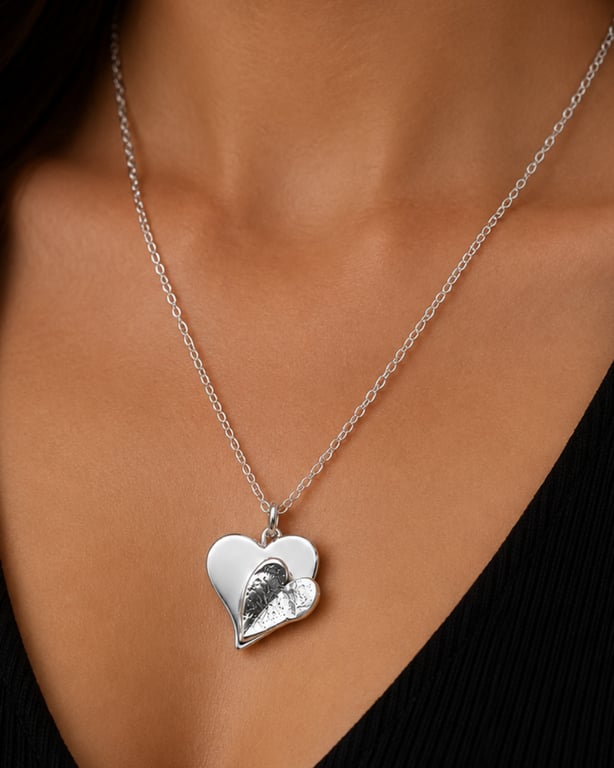 The Heart of Renewal Fine Silver Necklace