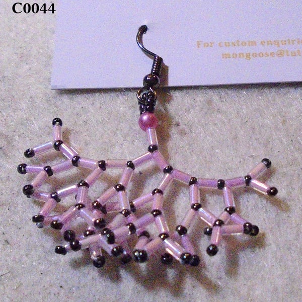 Fractal-style earrings (customisable)