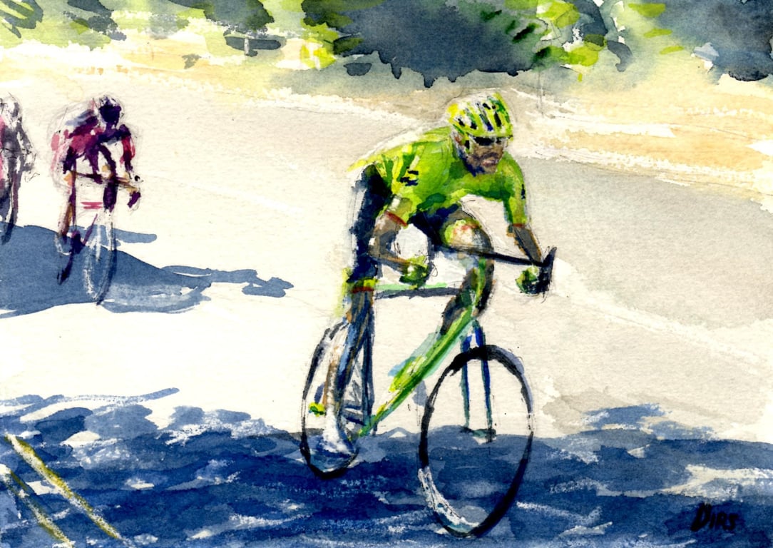 Breakaway – original watercolour painting, unframed