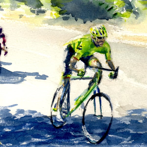 Breakaway – original watercolour painting, unframed