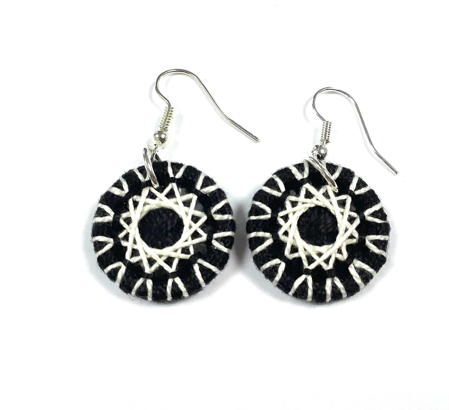Textile Earrings