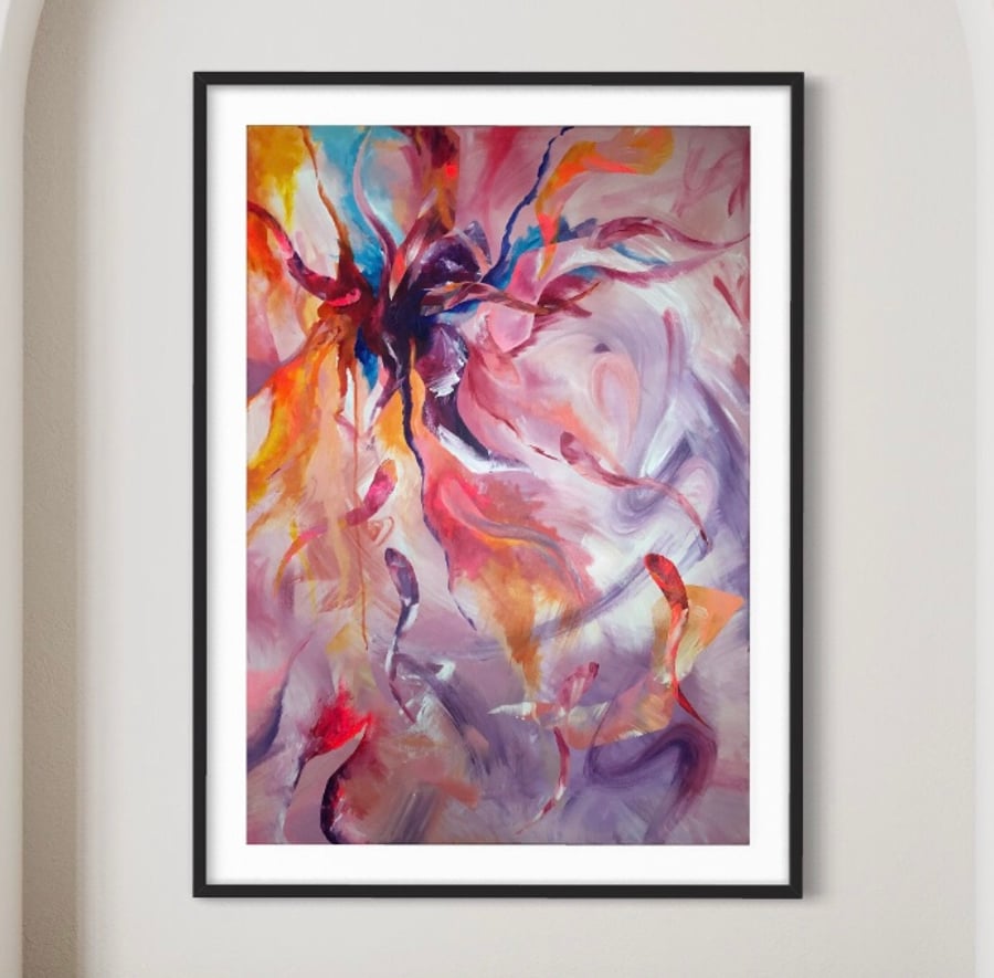  Abstract Fine Art Print, Sargasso, in Various Sizes, FREE UK Delivery