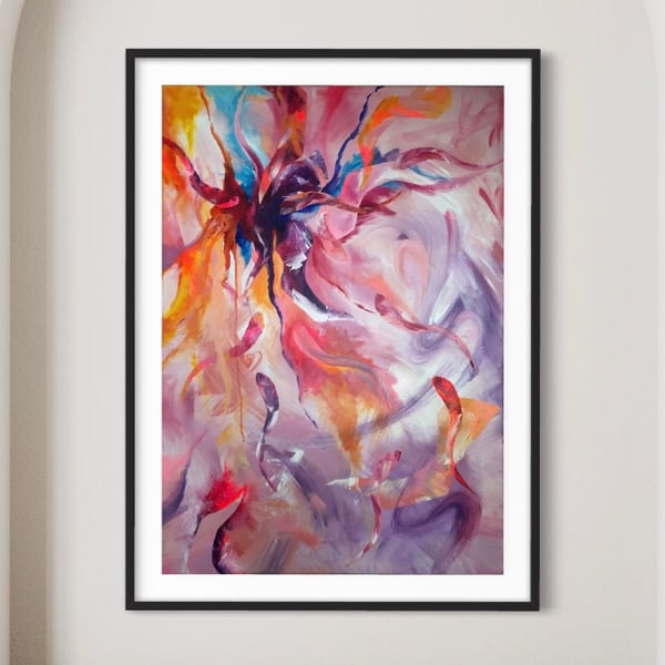  Abstract Fine Art Print, Sargasso, in Various Sizes, FREE UK Delivery