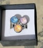 Adjustable Swarovski Delite Trio Ring - Image 1