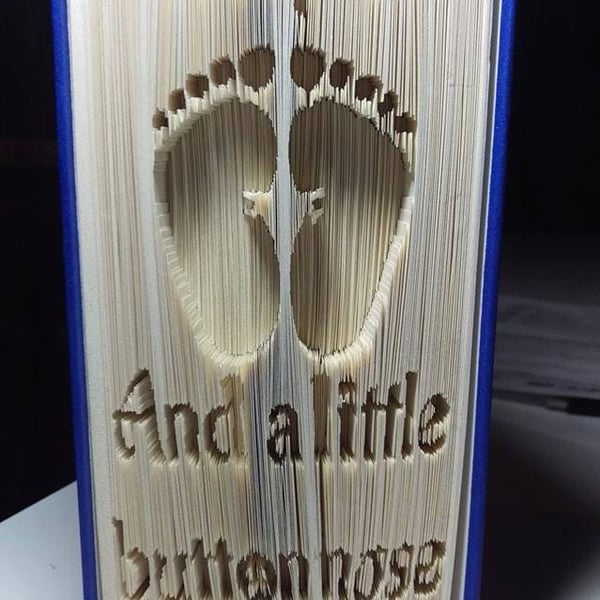 Ten tiny toes CUT & FOLD Book Folding Pattern - EMAILED PDF PATTERN