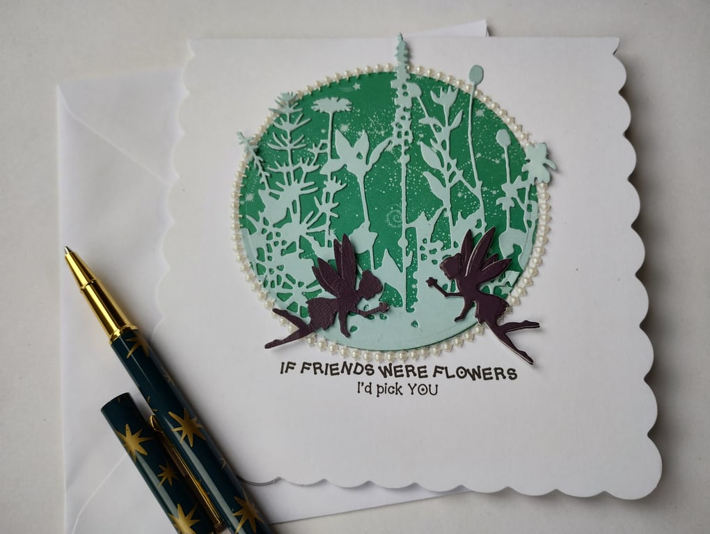 If friends were flowers I'd pick YOU, birthday, thinking of you, thank you ...