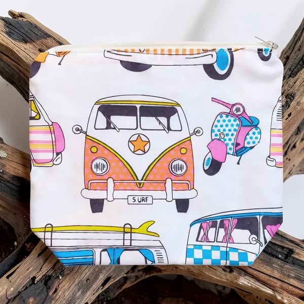 Campervan Pencil Case or Make Up Bag 