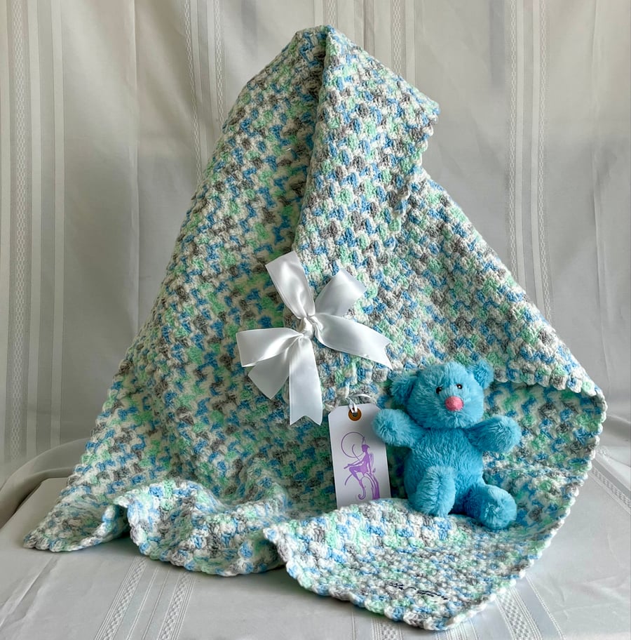 Handmade Crochet Baby Blanket 