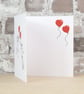 Blank Falling Hearts Card - Image 2