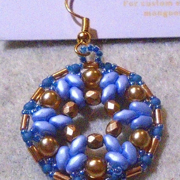 1920s-style bead earrings (customisable)