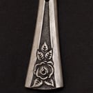 Rose Necklace. Vintage Spoon Pendant